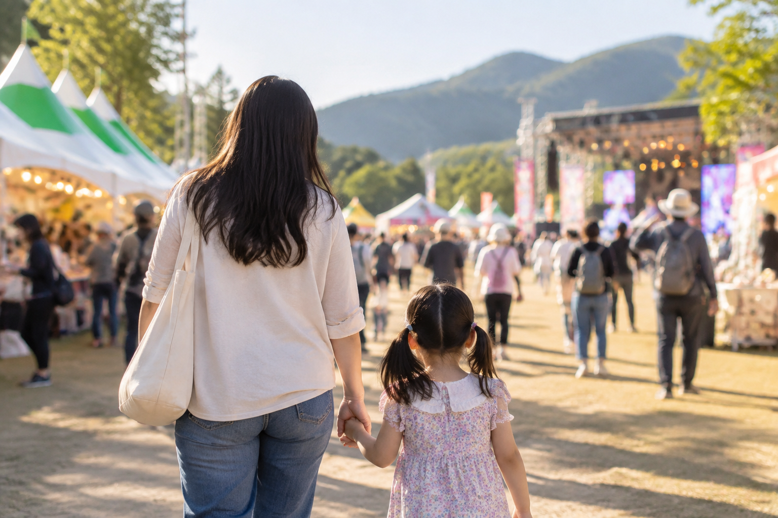 아이와 지역 축제