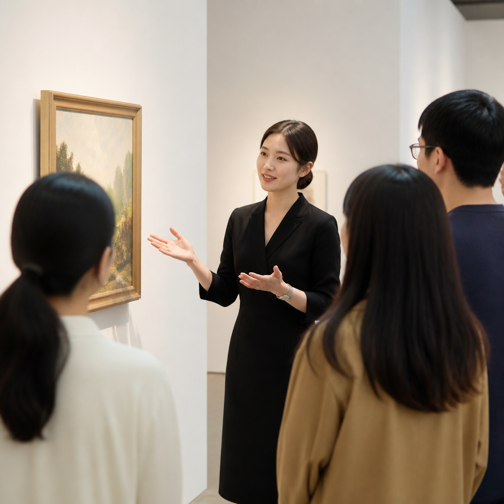 미술 전시 작품 설명