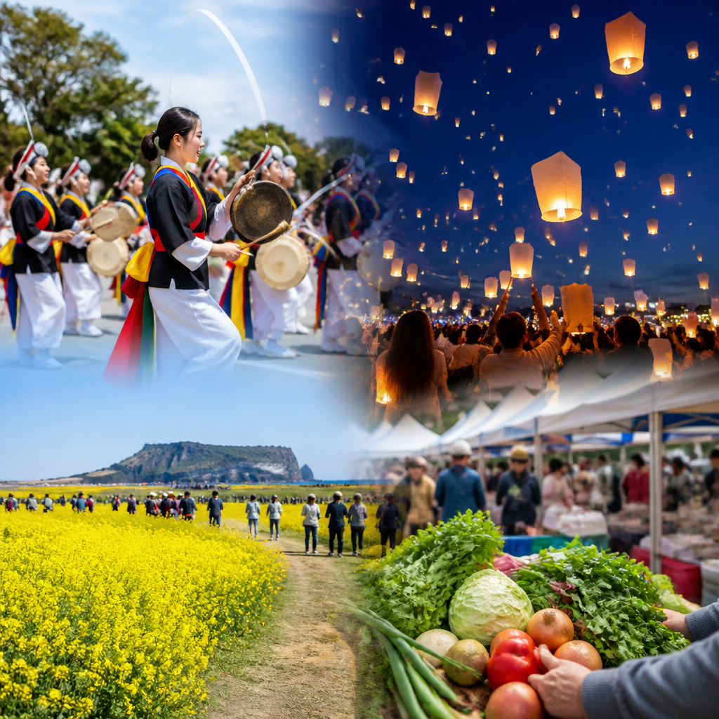 지역 축제 방문 전